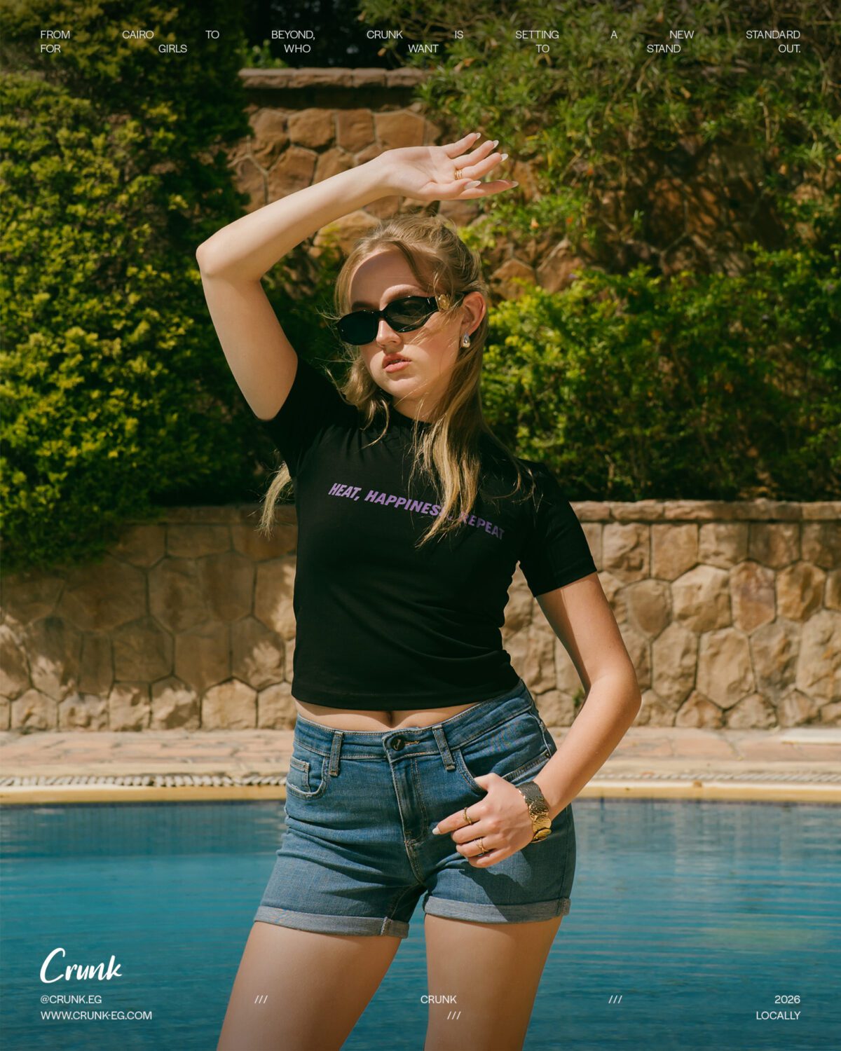 Crunk Black Baby Tee