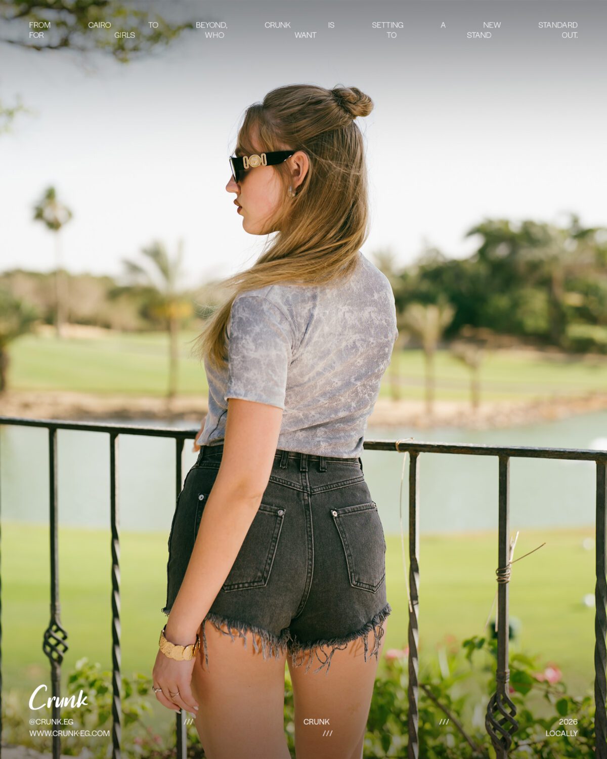Crunk Ripped Denim Shorts