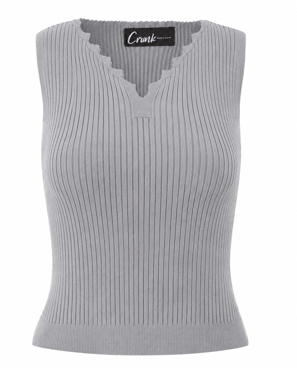 Grey knitted  top