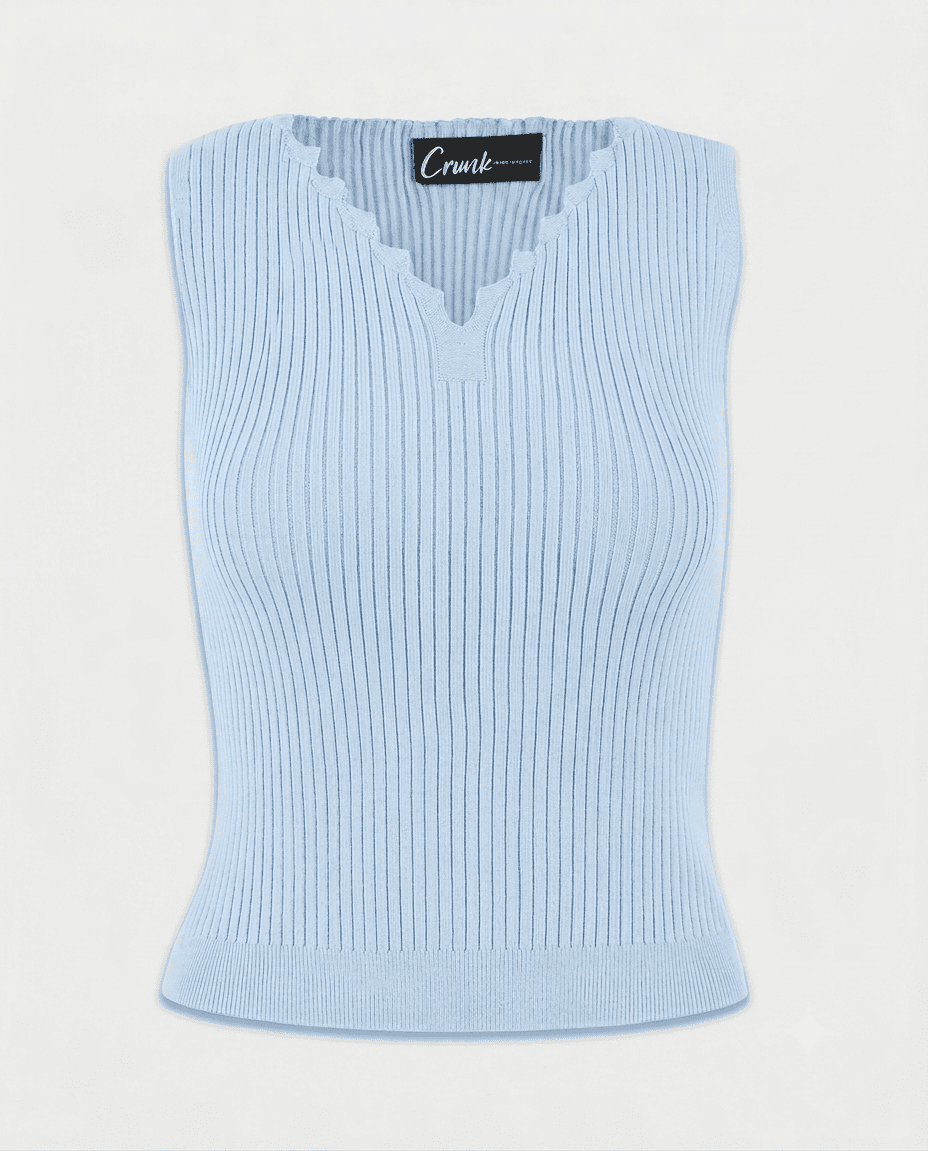 Light Blue knitted top