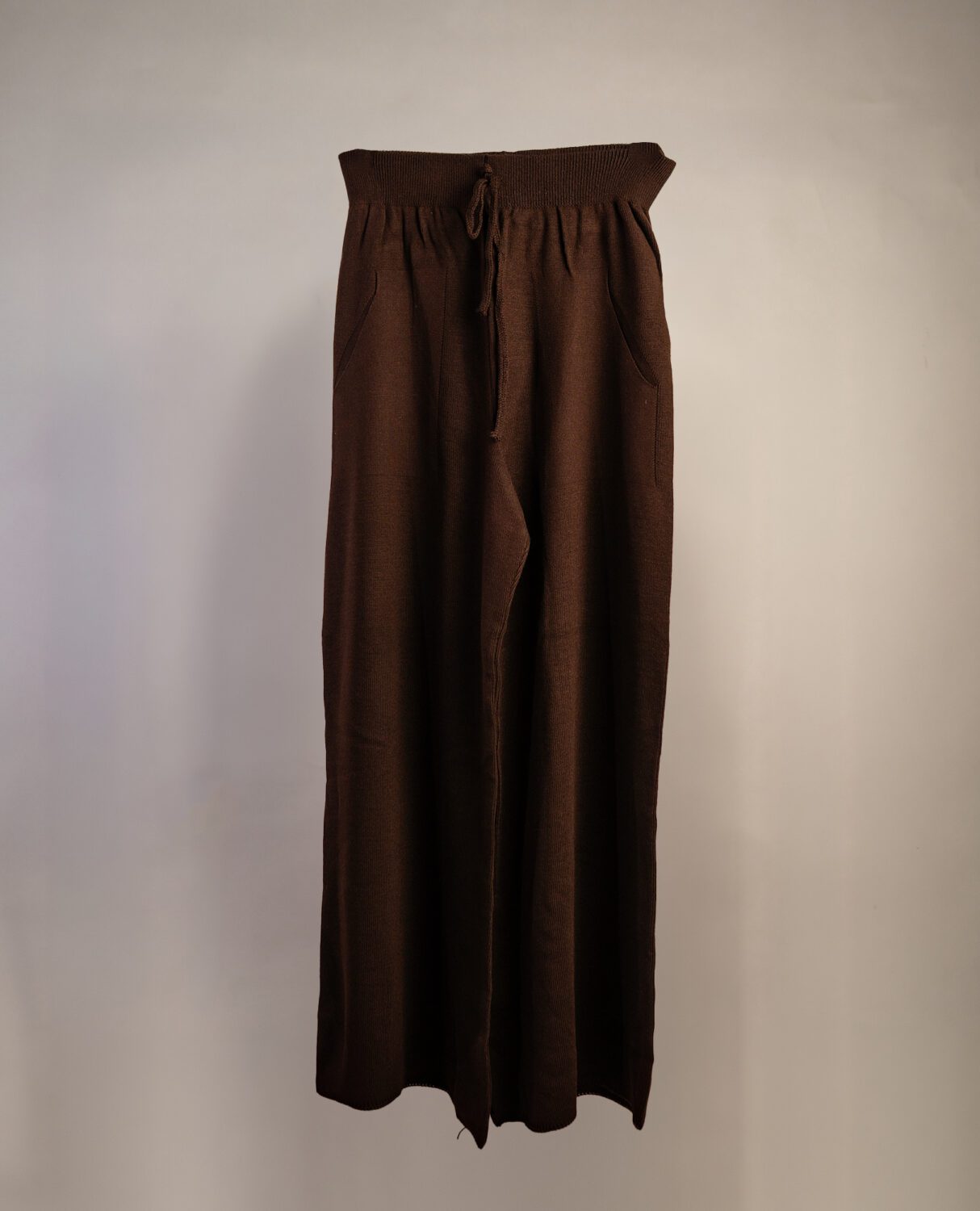 Crunk Brown Knitted Pants  – Free size
