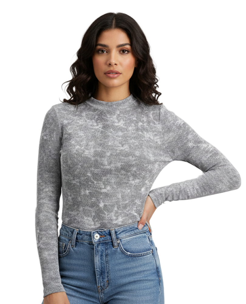 Crunk Jersey Top (Silver – One Size)