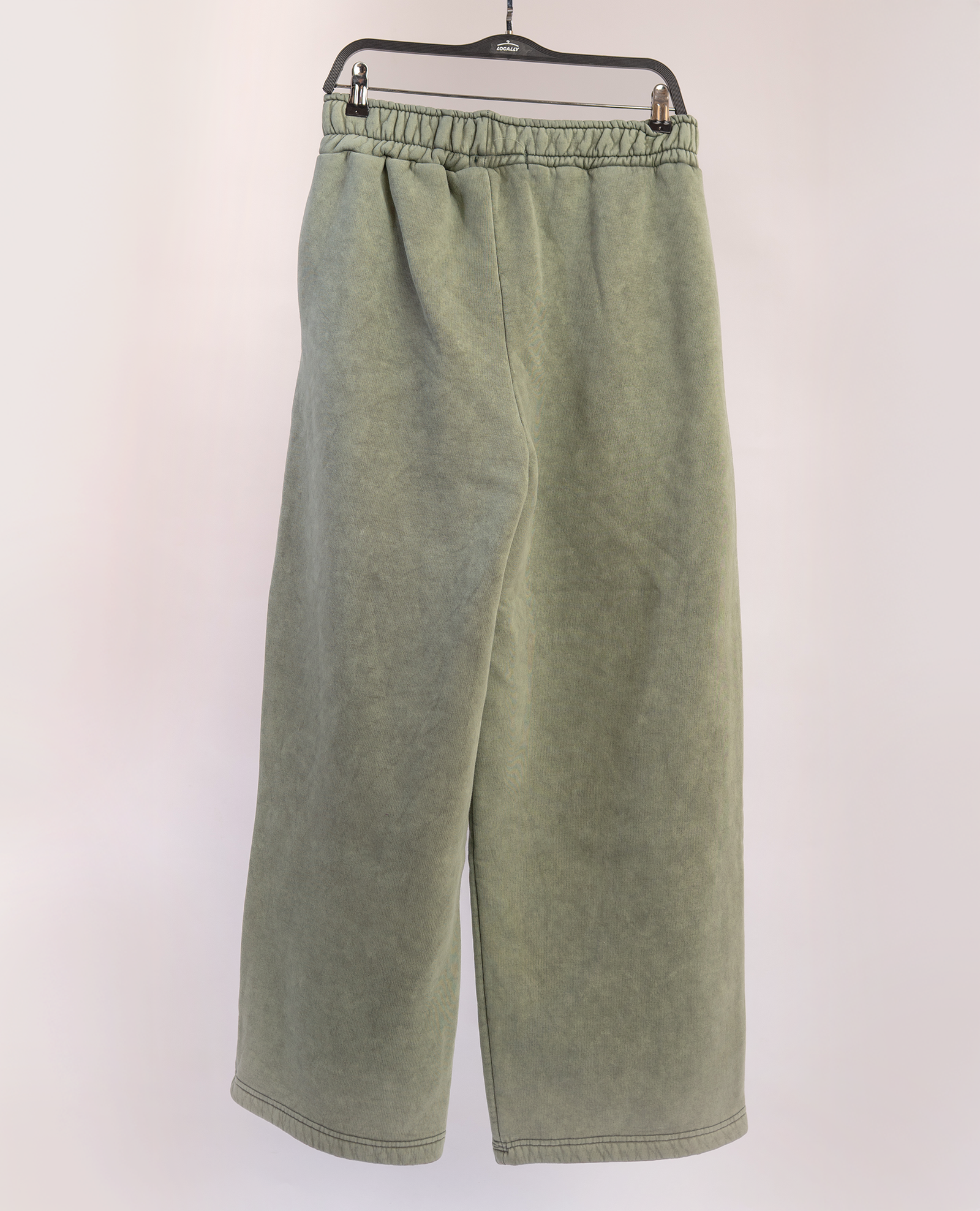 Crunk Fringe Denim Olive pants