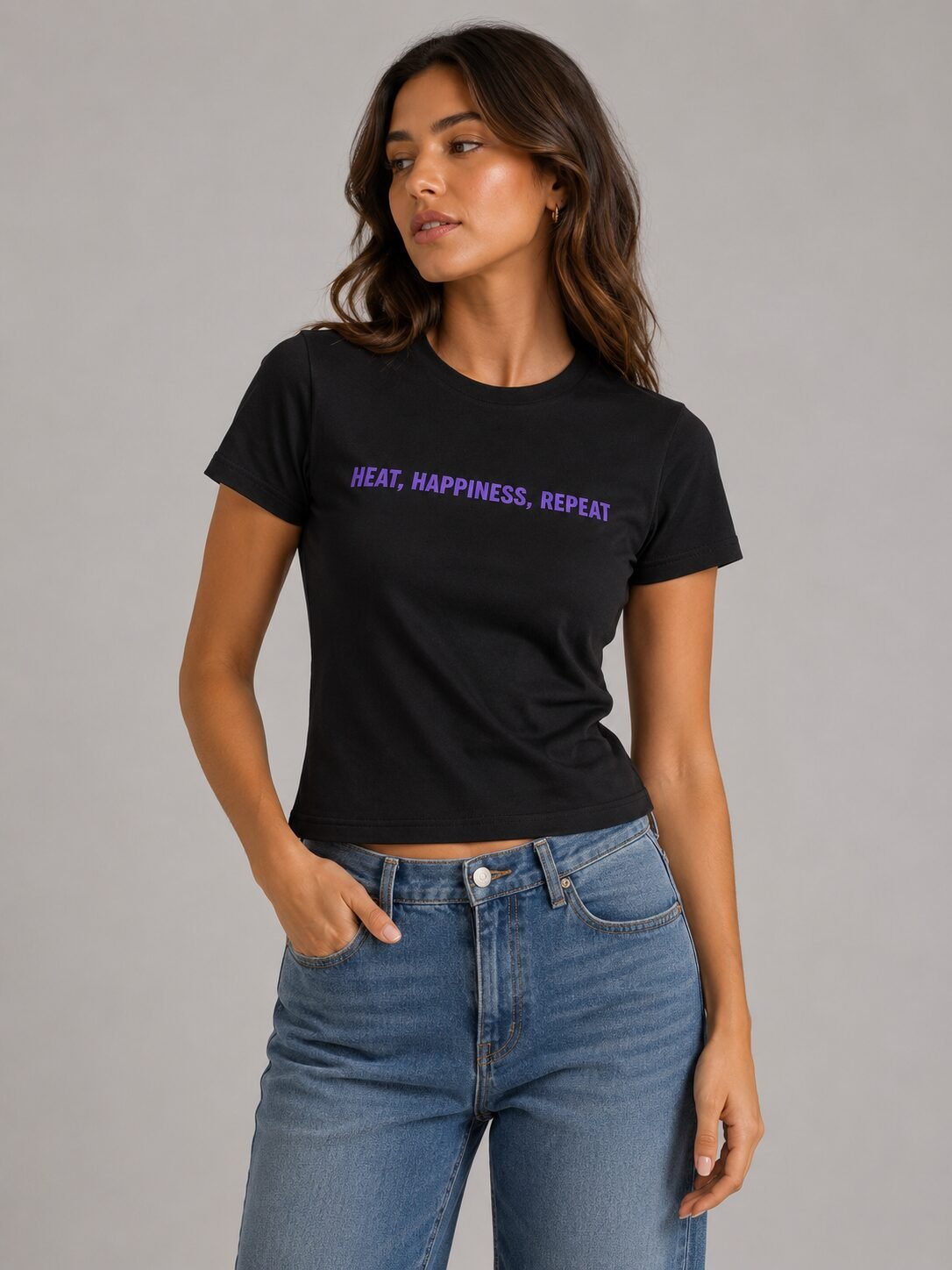Crunk Black Baby Tee