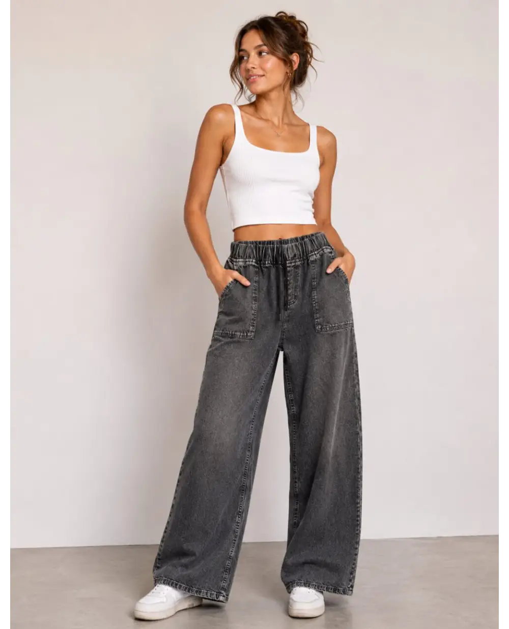 Crunk Grey Denim Pants